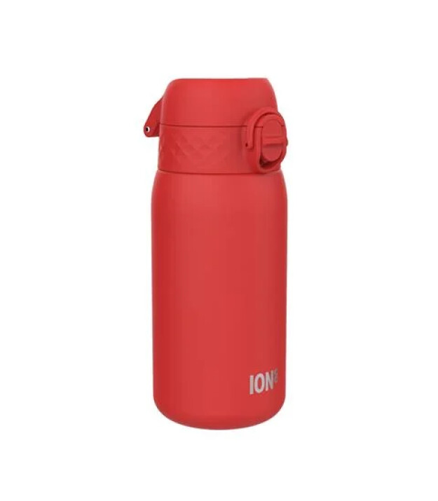 Ion8 OneTouch Paslanmaz &Ccedil;elik &Ccedil;ocuk Suluk (400 ml) // Kırmızı