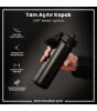 Ion8 OneTouch Paslanmaz &Ccedil;elik Suluk (600 ml) // Siyah