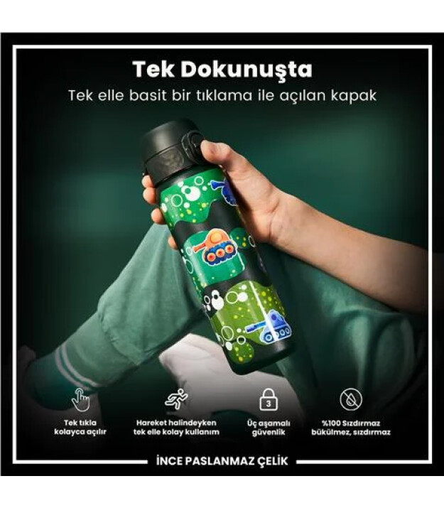 Ion8 OneTouch Paslanmaz &Ccedil;elik Suluk (600 ml) // Tanklar