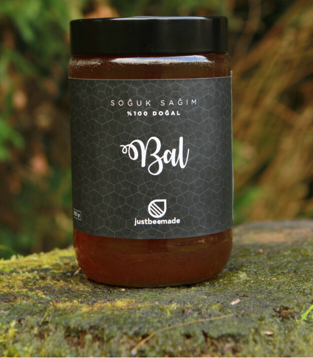Justbeemade Doğal Süzme Çiçek Balı (450 gr)