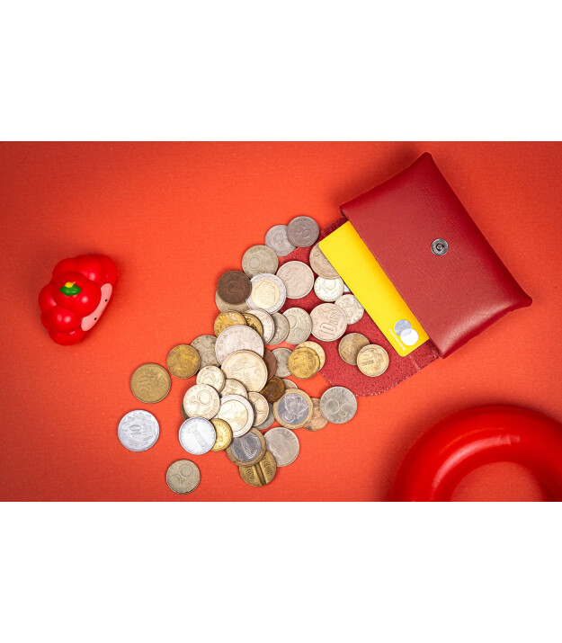 Kayıgo Marsel Kartvizitlik / Kulaklık Çantası Koyu Kırmızı