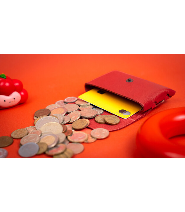 Kayıgo Marsel Kartvizitlik / Kulaklık Çantası Koyu Kırmızı