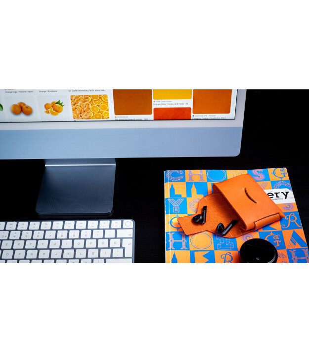 Kayıgo Kamil Kartvizitlik / Kulaklık &Ccedil;antası Turuncu