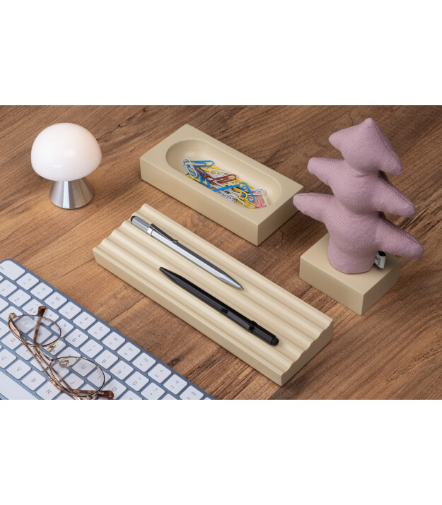 Kayıgo Kayigo Woody Krem Üçlü Ofis  Seti - Pembe Çam