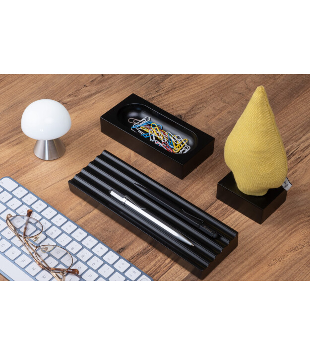 Kayıgo Kayigo Woody Siyah &Uuml;&ccedil;l&uuml; Ofis Seti - Sarı Ladin