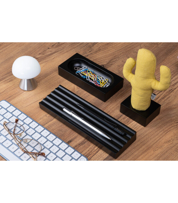 Kayıgo Kayigo Woody Siyah Üçlü Ofis Seti - Sarı Cactus