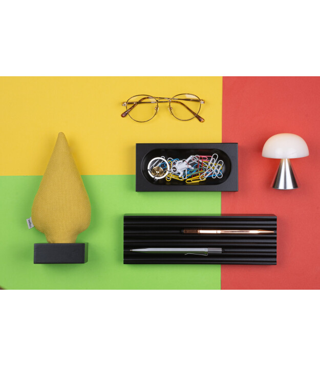 Kayıgo Kayigo Woody Siyah &Uuml;&ccedil;l&uuml; Ofis Seti - Sarı Ladin