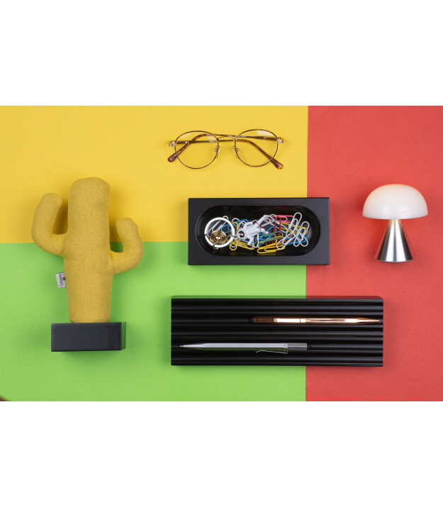 Kayıgo Kayigo Woody Siyah Üçlü Ofis Seti - Sarı Cactus