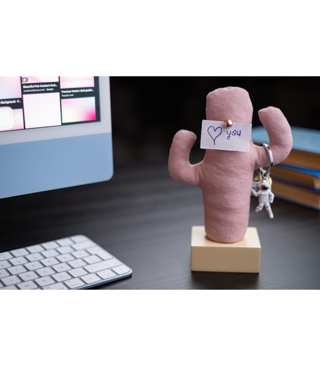 Kayıgo Kayigo Woody Krem Üçlü Ofis  Seti - Pembe Cactus