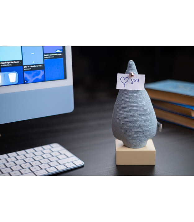 Kayıgo Kayigo  Woody Krem Üçlü Ofis  Seti - Mavi Ladin