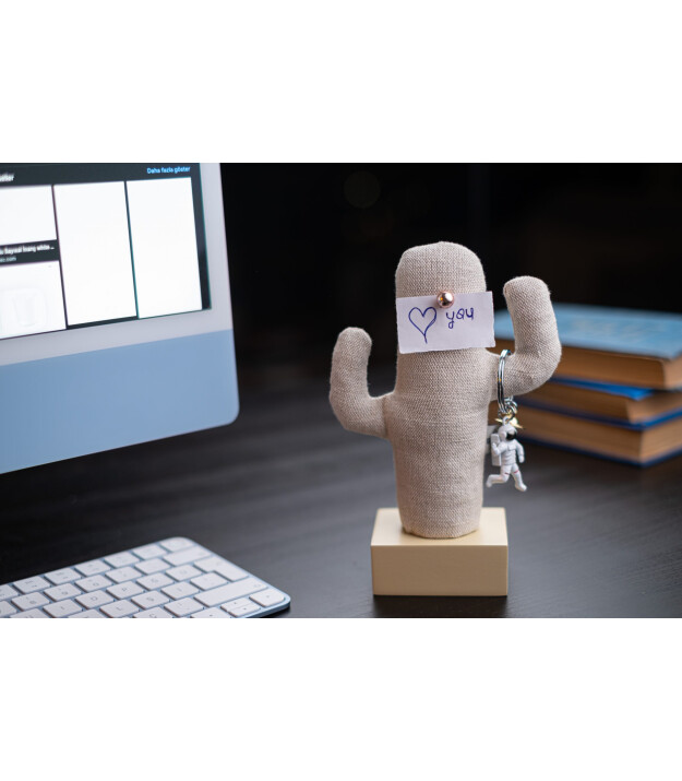 Kayıgo Kayigo  Woody Krem Üçlü Ofis  Seti - Bej Cactus