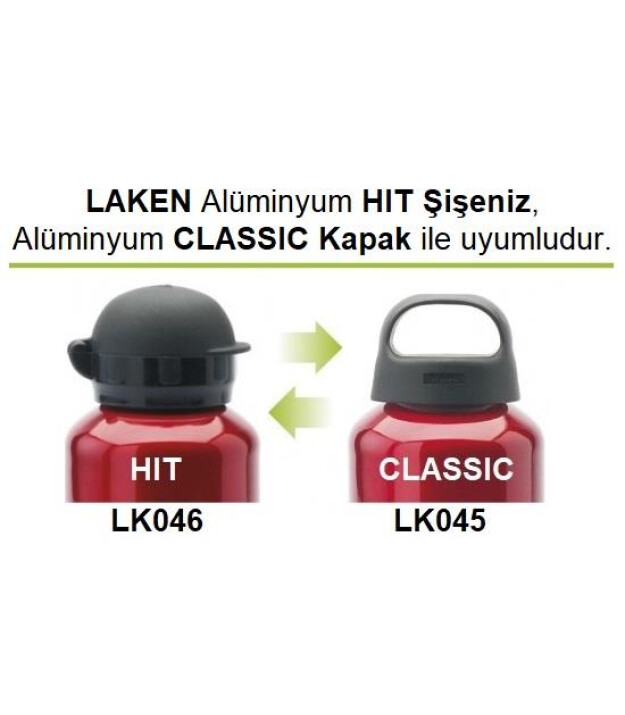 Laken Alüminyum Hit Şişe Yedek Kapak //Orange