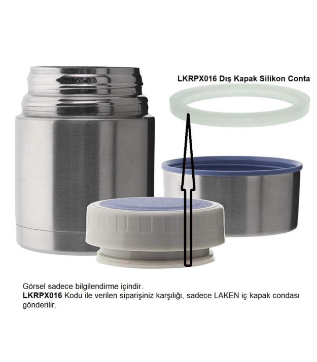 Laken Termos Yemek Kabı Silikon Kapak