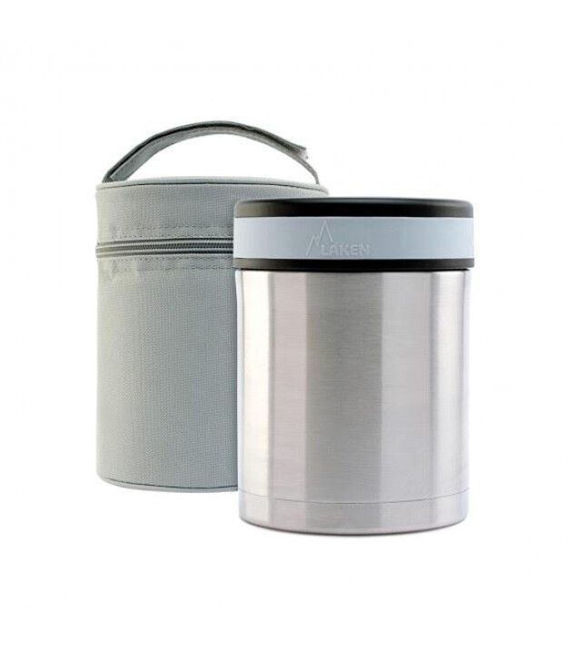 Laken Neoprene Kılıflı Yemek Termosu (1 Lt) // Grey