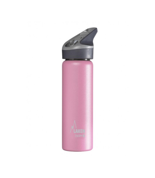 Laken Jannu Çelik Termos Pipetli Suluk (500 ml) // Pink