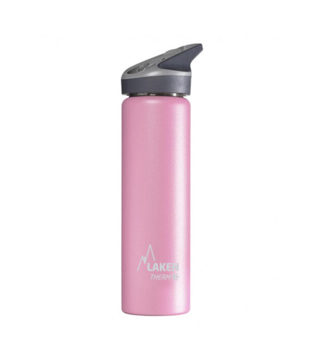 Laken Jannu Çelik Termos Pipetli Suluk (750 ml) // Pink