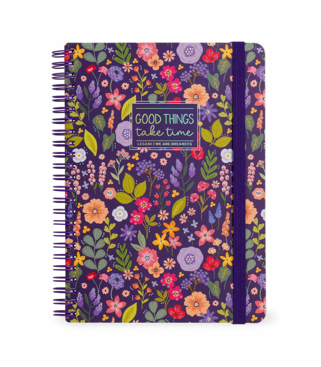 Legami &Ccedil;izgili Spiral Ciltli Defter - Max // &Ccedil;i&ccedil;ek