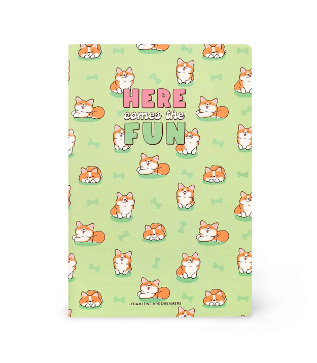 Legami &Ccedil;izgili Defter (Quaderno) Orta // Corgi