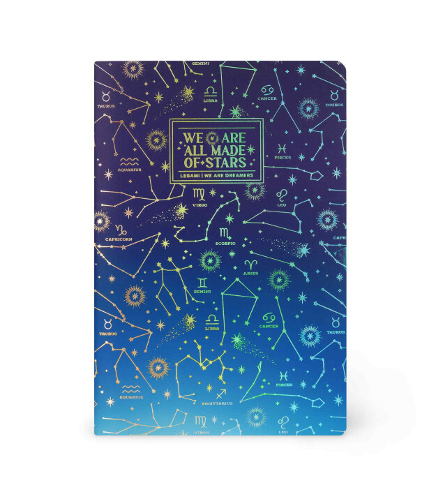 Legami &Ccedil;izgisiz Defter (Quaderno) Orta // Yıldızlar