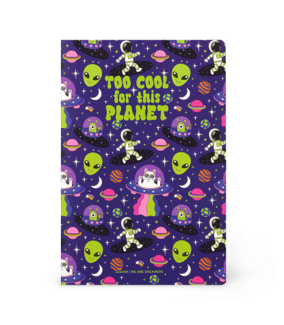 Legami Çizgisiz Defter (Quaderno) Orta // Uzay