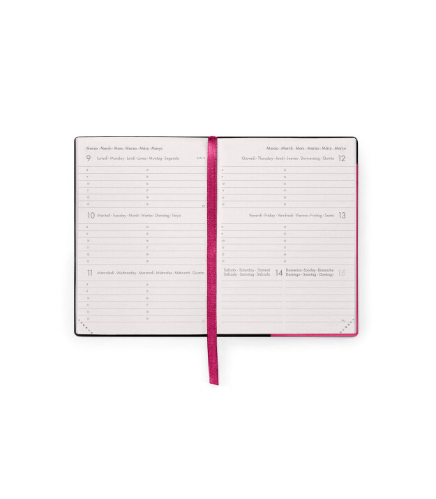 Legami K&uuml;&ccedil;&uuml;k Boy Haftalık Ajanda (2026) // Raspberry