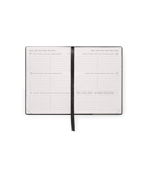 Legami K&uuml;&ccedil;&uuml;k Boy Haftalık Ajanda (2026) // Deep Graphite