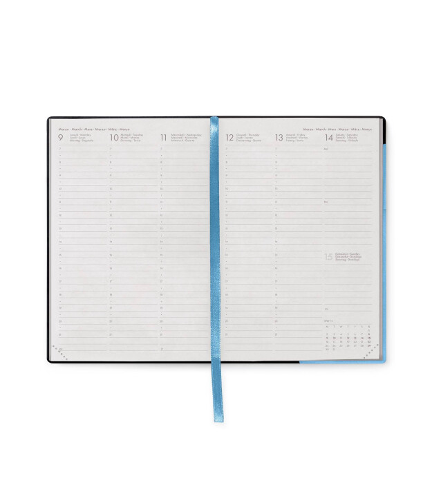 Legami Orta Boy Haftalık Ajanda (2026) // Retro Blue