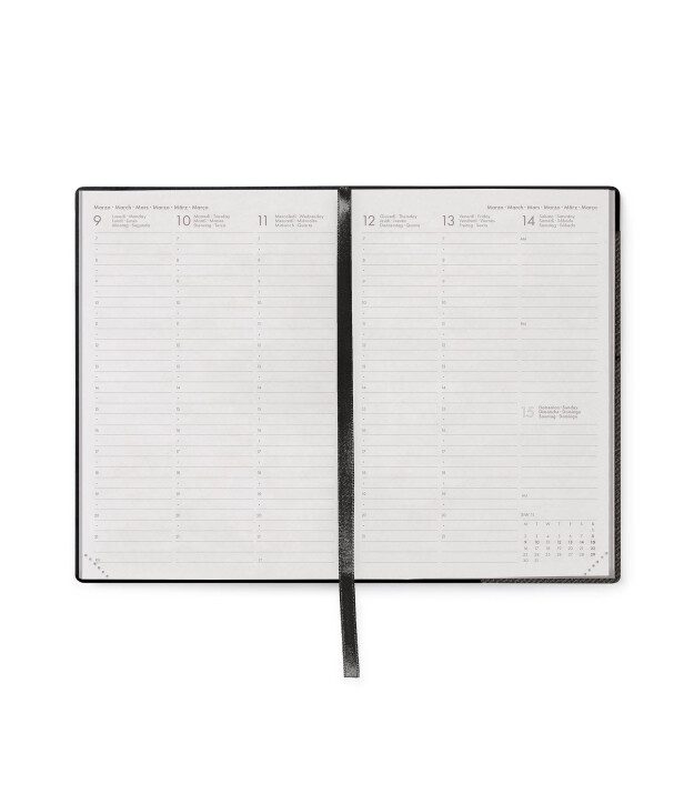 Legami Orta Boy Haftalık Defterli Ajanda (2026) // Deep Graphite