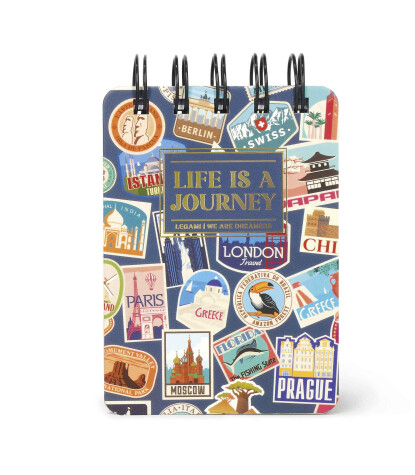 Legami Çizgili Spiral Ciltli Defter - Mini // Gezi