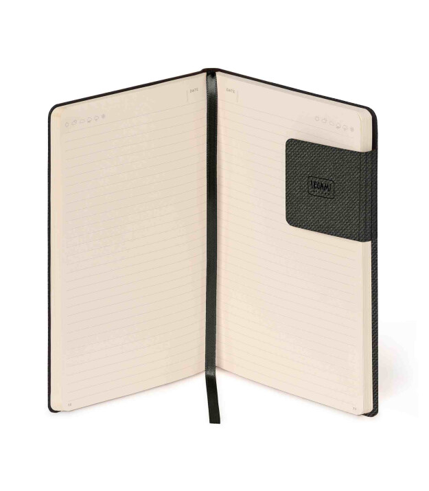 Legami &Ccedil;izgili Defter - B&uuml;y&uuml;k // Deep Graphite