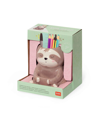 Legami Seramik Kalemlik // Tembel Hayvanlar