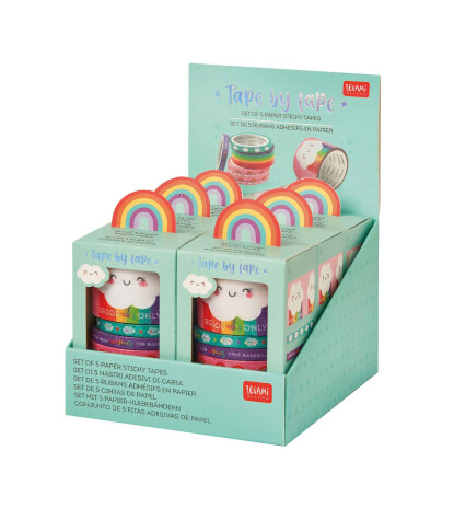 Legami Kağıt Yapışkan Bant (5 Adet) // Gökkuşağı