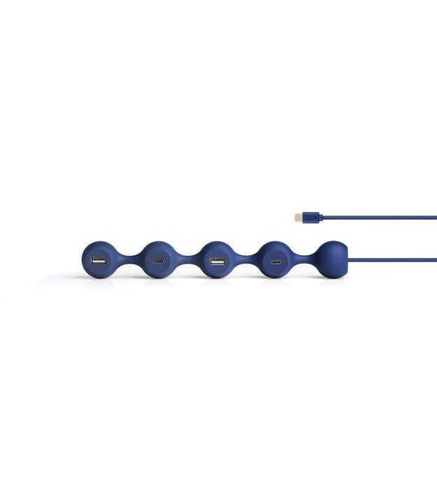 Lexon Peas Hub C USB Çoğaltıcı // Navy Blue