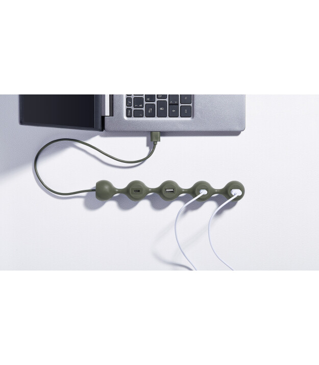 Lexon Peas Hub 2 Usb Çoğaltıcı // Khaki
