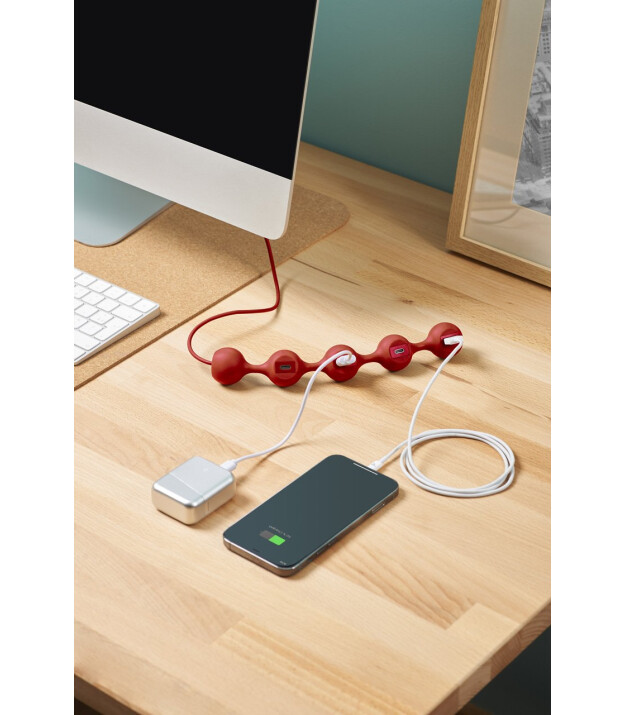 Lexon Peas Hub C USB Çoğaltıcı // Dark Green