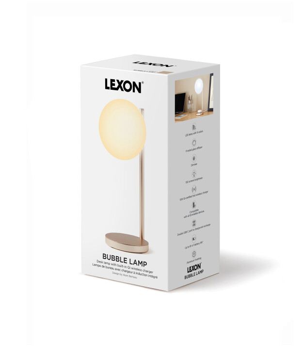 Lexon Bubble Aydınlatma & Şarj Cihazı Metalic // Navy Blue