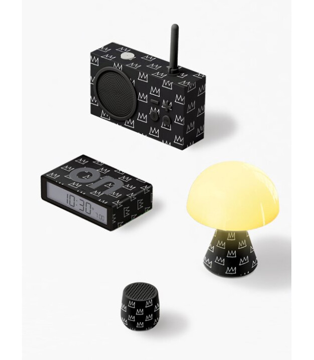Lexon Flip Plus Alarm Saat x Jean Michel Basquiat // Crown