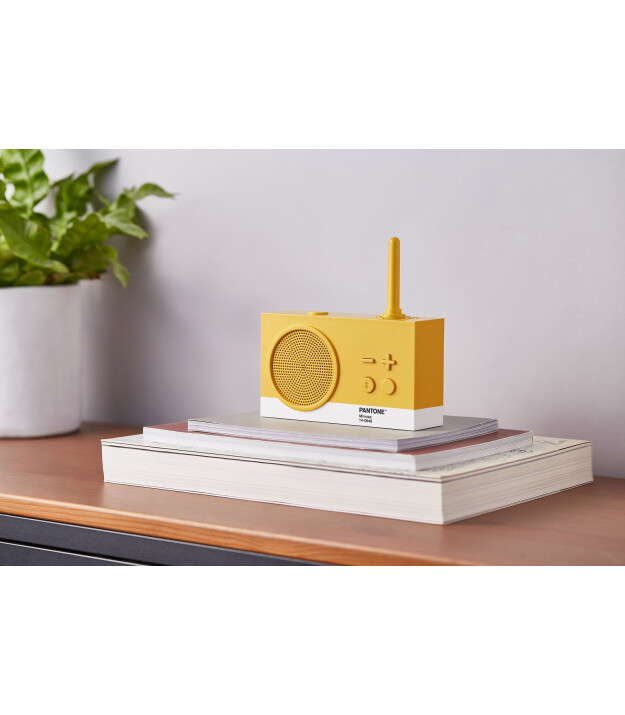 Lexon x Pantone Tykho 3 Bluetooth Hoparlör ve Radyo // Yellow