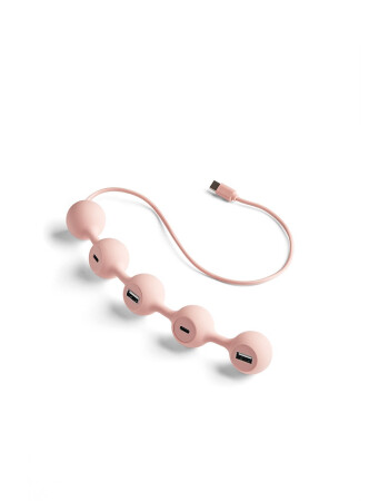 Lexon Peas Hub C USB Çoğaltıcı // Pembe