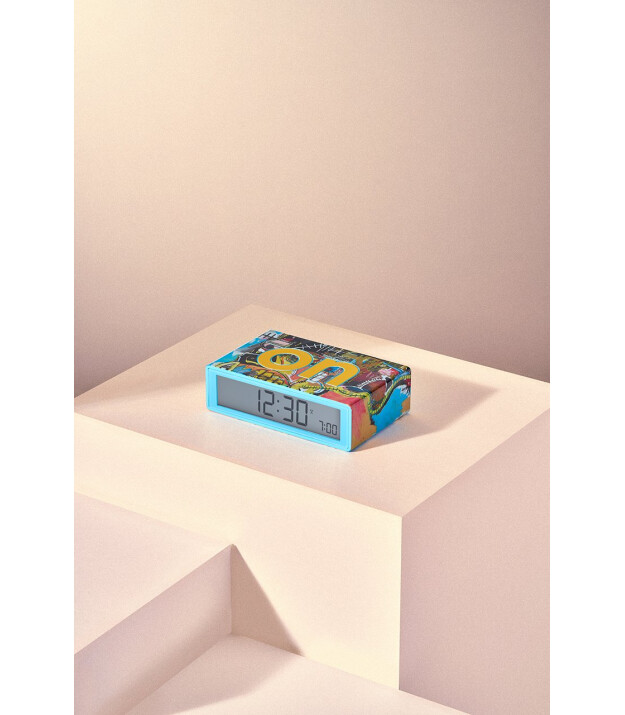 Lexon Flip Plus Alarm Saat x Jean Michel Basquiat // Skull