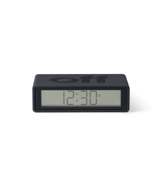 Lexon Flip Plus Alarm Saat // Dark Grey