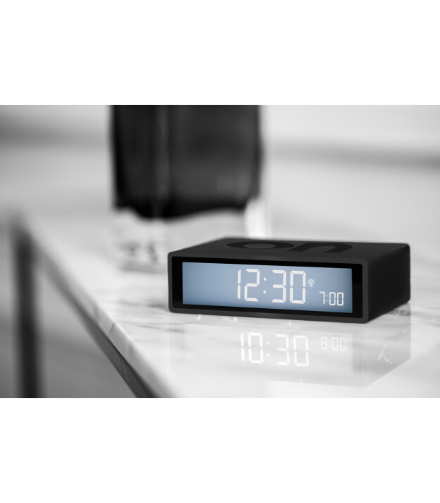 Lexon Flip Plus Alarm Saat // Dark Grey