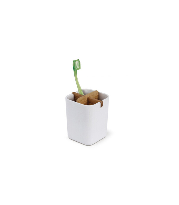 Lexon Zen Cup Masaüstü Organizeri // Bamboo - White