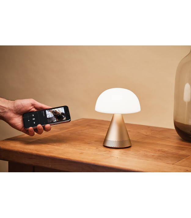 Lexon Mina L Led Lamba ve Bluetooth Hoparl&ouml;r // Al&uuml;minyum