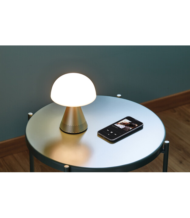 Lexon Mina L Led Lamba ve Bluetooth Hoparl&ouml;r // Al&uuml;minyum