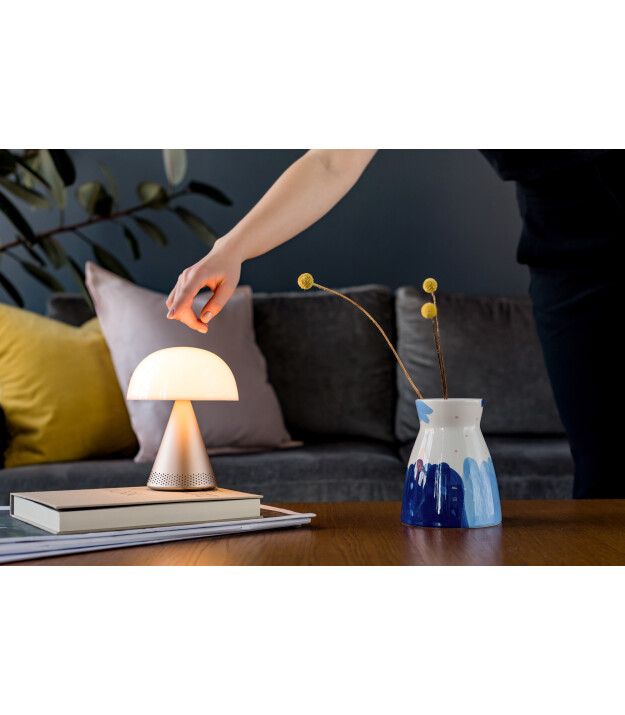 Lexon Mina L Led Lamba ve Bluetooth Hoparl&ouml;r // Al&uuml;minyum