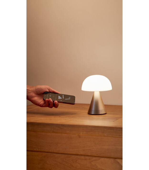 Lexon Mina L Led Lamba ve Bluetooth Hoparl&ouml;r // Al&uuml;minyum