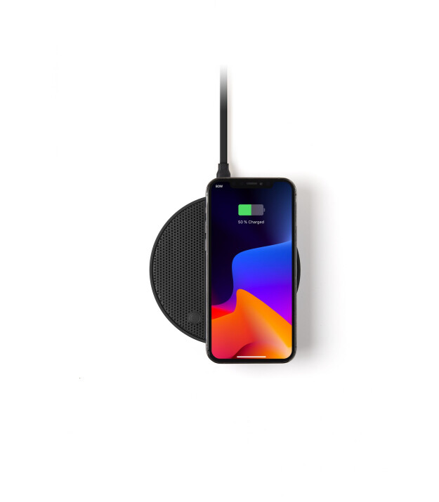 Lexon Oslo Energy + Kablosuz Şarj Cihazı ve Bluetooth Hoparl&ouml;r Siyah