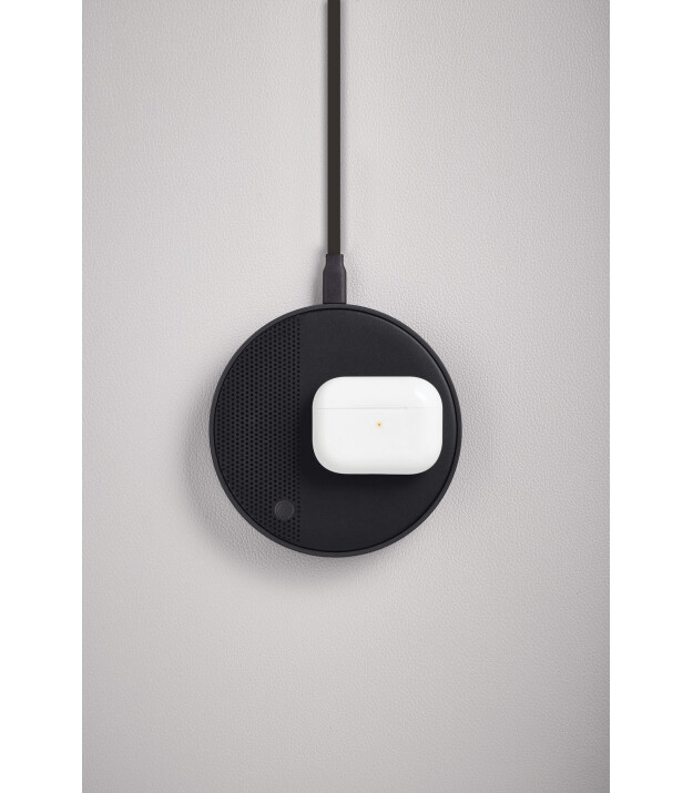 Lexon Oslo Energy + Kablosuz Şarj Cihazı ve Bluetooth Hoparl&ouml;r Siyah