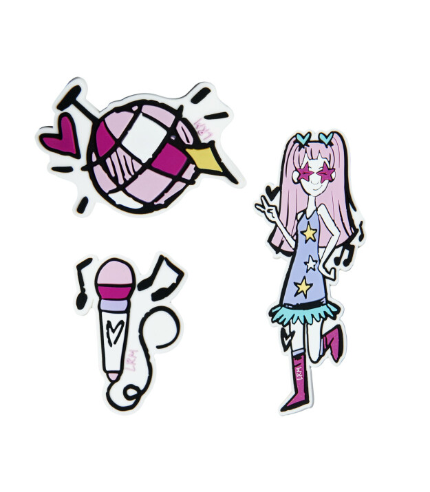 Light Plus Nine Nimix Pin Rozet Set // Pop Star